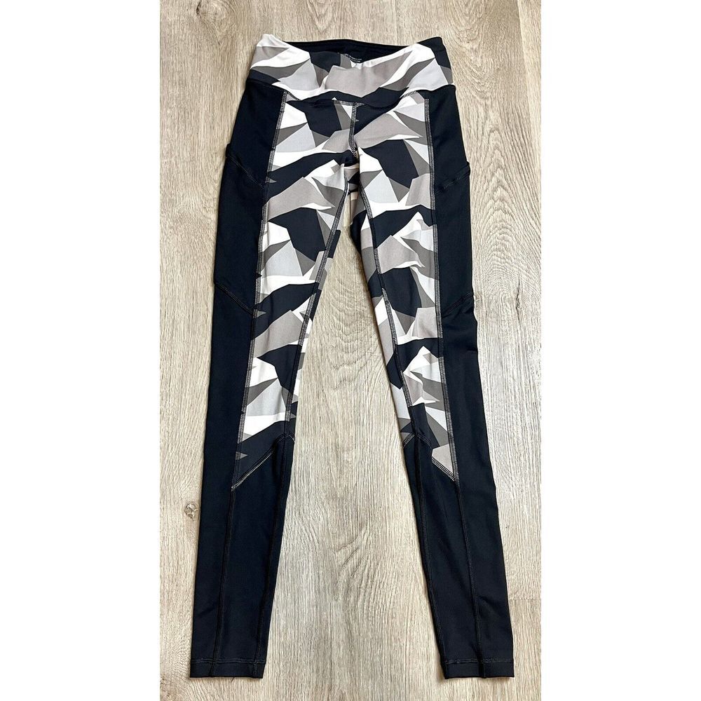 511 Tactical Leggings Women's Size 0 Pants Black White Geometric Workout Yoga